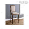 Superbe qualité plus récent nordique moderne tissu chambre mobilier bar chaise